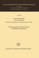 Untersuchungen Uber Fasermischungen in Der Bastfaserwergspinnerei 3663065707 Book Cover