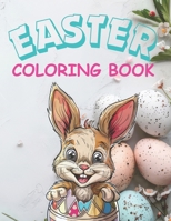 Easter Coloring Book: Baby Animals Emerging From Easter Eggs B0CWDT3K34 Book Cover