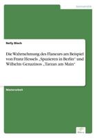 Die Wahrnehmung Des Flaneurs Am Beispiel Von Franz Hessels Spazieren in Berlin" Und Wilhelm Genazinos Tarzan Am Main" 3956369947 Book Cover