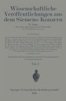 Wissenschaftliche Veröffentlichungen aus dem Siemens-Konzern: IV. Band 3662227509 Book Cover