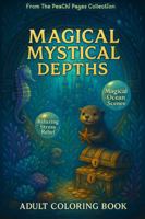 Magical Mystical Depths: A Fantasy Ocean Coloring Book for Adults (PeaChi Pages: Adult Coloring Book Series) 1968851003 Book Cover
