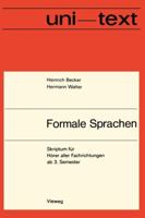 Formale Sprachen: Eine Einfuhrung 3528033231 Book Cover