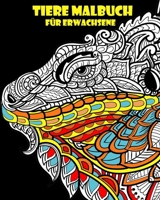 tiere malbuch für erwachsene: tier mandalas malbuch, große Mandala Ausmalbuch, meditieren, entspannen, mandala malbuch für erwachsene, kinder(ausmal B087SG9MNT Book Cover