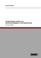 Vergleichende Analyse von Benchmarkingtypen in der Beschaffung 3640896335 Book Cover