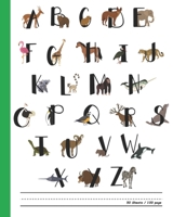 Zoo Animal A to Z Words for Kids: Practice Letter Alphabet Book, early learning, age 1-3, Easy, Funny, Cute, Practice, Activity, Game, Amazing, Fantastic (First Words Books) 1697480977 Book Cover