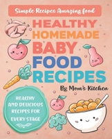 Healthy Homemade Baby Food Recipes: Baby Purees, Finger Foods and Toddler Meals for a Healthy Start, Homemade Delicious Foods for 6 to 18 Months B084QM57YG Book Cover