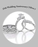 25th Wedding Anniversary ( Silver ) 1478218134 Book Cover