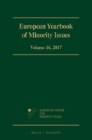 European Yearbook of Minority Issues, Volume 16 (2017) 9004373462 Book Cover