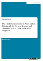 Die Minderheitenpolitik in Polen und im Königreich der Serben, Kroaten und Slowenen in den 1920er-Jahren im Vergleich 3656014329 Book Cover