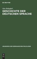 Geschichte der deutschen Sprache 3743652854 Book Cover
