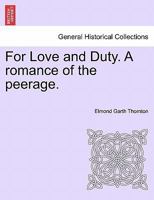 For Love and Duty 1240876300 Book Cover