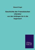 Geschichte Der Franzosischen Literatur 3368453505 Book Cover