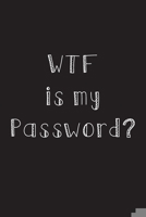 WTF is my Password?: An alphabetized password log B084QLD2SJ Book Cover