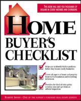 Home Buyer's Checklist: Everything You Need to Know--but Forget to Ask--Before You Buy a Home 0071373802 Book Cover
