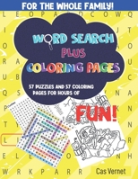 Word Search Plus Coloring Pages: Word search games plus related coloring pages B08XL9QVM1 Book Cover