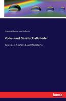 Volks- Und Gesellschaftslieder 3741164100 Book Cover