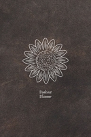 Podcast Planner: Brown Leather Effect - Perfect Podcasting Planner: Practical Gift For Professional or Aspiring Podcasters 1676780009 Book Cover