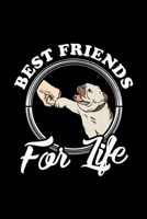 Best Friends For Life: English Bulldog Best Friends For Life Journal/Notebook Blank Lined Ruled 6x9 100 Pages 1695496906 Book Cover