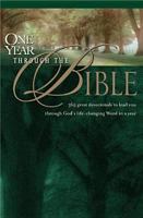 One Year Through the Bible: With Devotionals (One Year) 0842335536 Book Cover