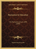 Humanism in Education 3743306581 Book Cover