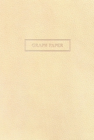 Graph Paper: Executive Style Composition Notebook - Cream Leather Style, Softcover 6 x 9 - 100 pages (Office Essentials) 1691092126 Book Cover