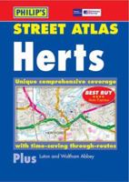 Philip's Street Atlas Hertfordshire: Pocket 0540084972 Book Cover