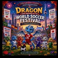 The Dragon Who Dreamed Of The World Soccer Festival: A Toronto Adventure 2026 (Little Lightworkers Academy Sports Edition Series) B0H57BS7K4 Book Cover