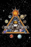 Spiritual Astronaut Greets the Universe: Graph Paper 5x5 Notebook for people who love the far reaches of the galaxy 1079548238 Book Cover