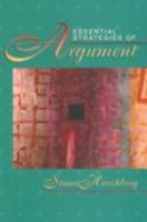 Essential Strategies of Argument 0205174248 Book Cover