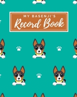 My Basenji's Record Book: Pet Journal Log Book - Medical & Vet Records - Pet Sitter Notes - Manage Expenses - Track Appetite, Weight, Sleep, Play ... -  Perfect for New Puppy Gift - (8 x 10) 1698366809 Book Cover