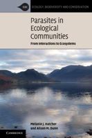 Parasites in Ecological Communities: From Interactions to Ecosystems 0521889707 Book Cover