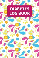 Diabetes Log Book: Daily Blood Sugar Record Book (2 Years) For Girls And Women - Paisley 1699254095 Book Cover