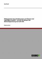 P�dagogische Herausforderungen und Chancen der Jugendgerichtshilfe. Vertieft am Beispiel der Betreuungsweisung nach �10 JGG 3638693376 Book Cover