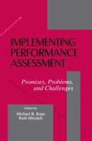 Implementing Performance Assessment: Promises, Problems, and Challenges 0805821325 Book Cover