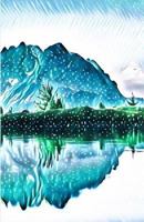 Notebook: Beautiful Mountain Reflections on the Lake 1726811409 Book Cover