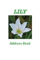 Lily Address Book B084QLST4W Book Cover