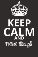 Follow through NOTEBOOK: Journal and Notebook - Composition Size (6x9) With Lined and Blank Pages, Perfect for Journal, Doodling.. 1657353095 Book Cover