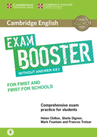 Cambridge English Exam Booster for First and First for Schools Without Answer Key with Audio : Comprehensive Exam Practice for Students 1316641759 Book Cover