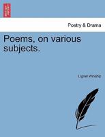 Poems, on various subjects. 1241031002 Book Cover