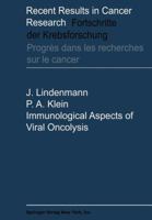 Immunological Aspects of Viral Oncolysis 3642870465 Book Cover