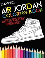 Air Jordan Coloring Book: Midnight Edition 0998683108 Book Cover