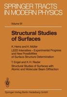 Structural Studies of Surfaces 3662160021 Book Cover