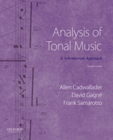 Analysis of Tonal Music: A Schenkerian Approach 0195102320 Book Cover