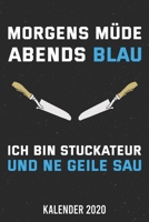 Kalender 2020: Stuckateur blau A5 Kalender Planer für ein erfolgreiches Jahr - 110 Seiten (German Edition) 1671914619 Book Cover