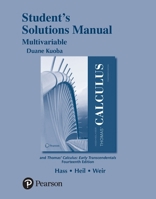 Student Solutions Manual for Thomas' Calculus, Multivariable 0134606051 Book Cover
