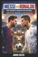 MESSI VS RONALDO: THE BIGGEST RIVALRY IN FOOTBALL; STATISTCS, AWARDS AND 100 FUN FACTS (FOOTBALL LEGENDS) B0G6YGKJ4Y Book Cover