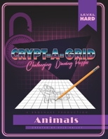 Crypt-a-grid: Challenging drawing puzzels B092PCW33M Book Cover