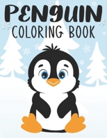 Penguin Coloring Book: Penguin Coloring Book For Kids B08WZJK78K Book Cover
