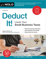 Deduct It! Lower Your Small Business Taxes 1413300200 Book Cover