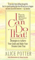 I Can Do That! 0425157717 Book Cover